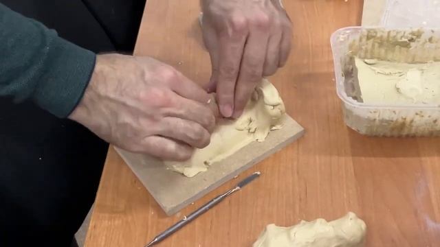 Лепка носа. Анатомическая скульптура