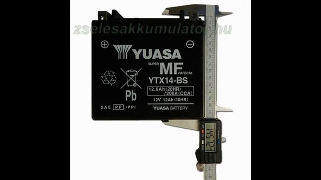 Yuasa YTX14 bs motor akkumulátor