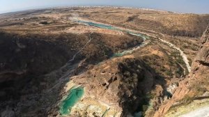 [12] Оман, Водопады Wadi Darbat. Огромная дыра в земле. Море облаков.