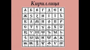 Азбука Кирилла и Мефодия