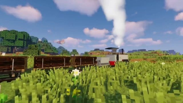 Minecraft Railfanning: Traincraft Railcraft Immersive Railroading 1.7.10  1.12.2 - Fast and Slow