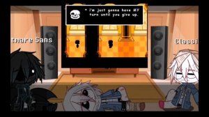 au react to sans survival fight[100subscriber special[ENG]