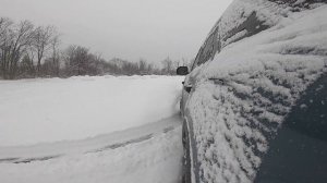 Drifting the 2021 Ford Bronco Sport in the snow.
