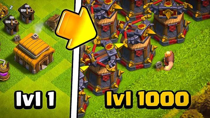Я СДЕЛАЛ СВОЮ ДЕРЕВНЮ В 1000 РАЗ СИЛЬНЕЕ В CLASH OF CLANS смотреть онлайн