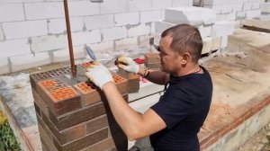 Столбы своими руками/столбы из кирпича/кирпичные столбы своими руками