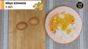 Крабовый салат с помидорами, кукурузой и рисом, пошаговый видео рецепт - просто и вкусно! Funny Eat