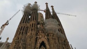 Испания собор sagrada família Барселона 2023 ноябрь