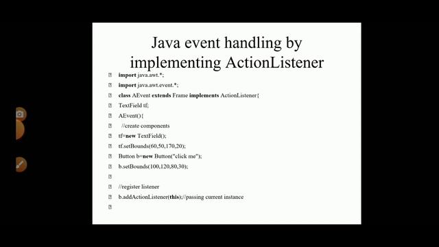 CS3391 Java Event Handling смотреть онлайн