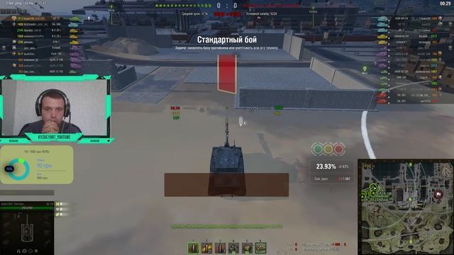 Играем в пот 4000-4500 урона в Wot EU
