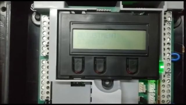 Настройка блока управления ворот AL-120 от МВА - CS 310 приводов MFZ с экраном при первом включении смотреть онлайн