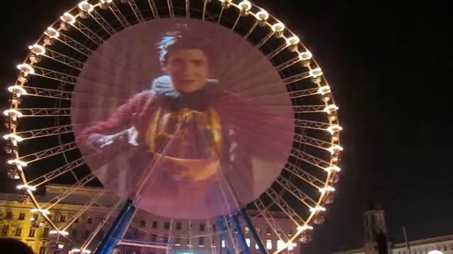 Лионский праздник света 2013. Белькур/ Fête des lumières 2013. Bellecour. смотреть онлайн