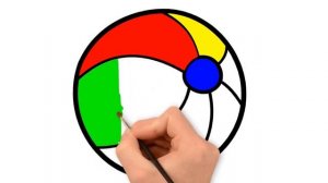 Как рисовать футбольный мяч рисовать и раскрашивать How to draw a soccer ball draw and colorize