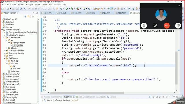 Java ServletConfig смотреть онлайн