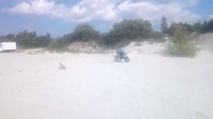 Покатушка по пескам на питбайке