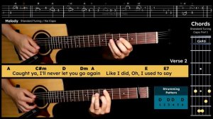 Until I Found You Guitar Tutorial  (Stephen Sanchez) на гитаре