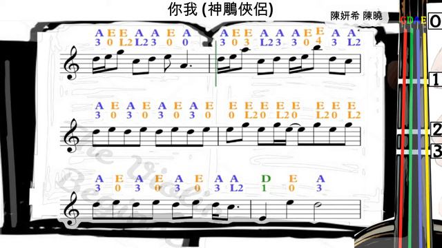 你我 | 神鵰俠侶 | 小提琴樂譜 [指法] | 陳妍希 | 陳曉 | You and Me | Violin SHEET MUSIC [With Fingerings] [Level 4] смотреть онлайн
