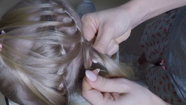 Оригинальная прическа в школу Прически с плетением смотреть онлайн