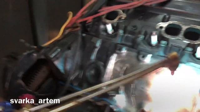 Сварка чугунного двигателя смотреть онлайн