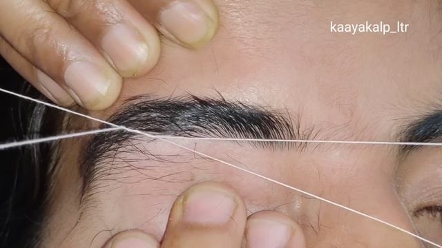 eyebro threading part -70|| nose के पास के hair को निकालने को तरीका || धशे हुए आंख के आइब्रो को बना смотреть онлайн