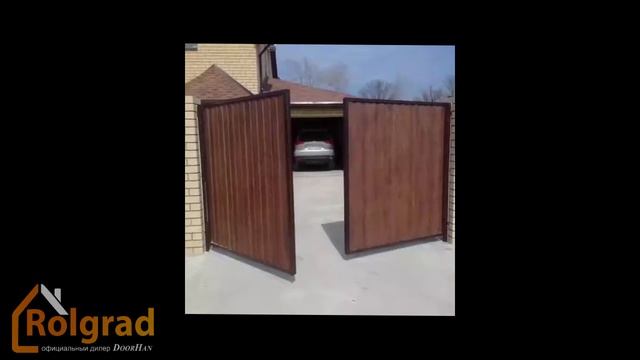 Установили Распашные ворота с электроприводом