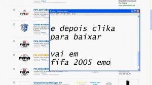 como baixar fifa 2005