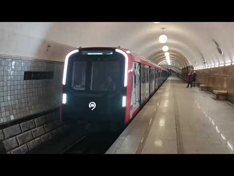 Перегонка нового поезда метро Москва 2024 из депо Аминьевское в депо Сокол