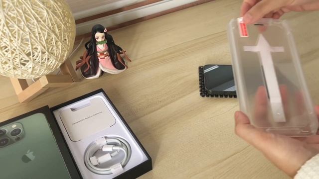 iphone 13 pro unboxing [ alpine green ???✨] | accessories + camera test смотреть онлайн