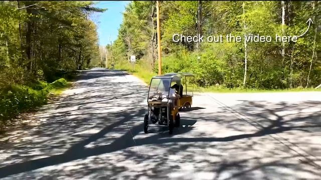 Electric Trike can haul 500 lbs of cargo смотреть онлайн