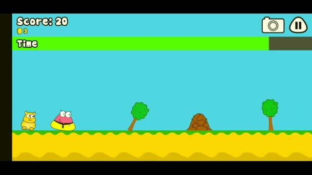 Playing the "Pou" game | Most exciting virtual pet on android.