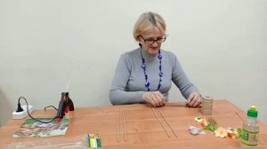 Мастер-класс «Панно из палочек и джута»