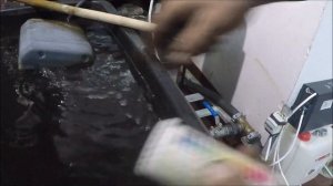 Промывка теплообменников секций охлаждения системы приточной вентиляции воздуха здания