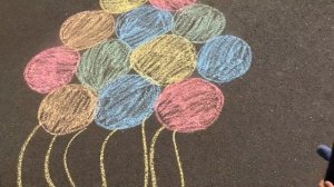 ❤ ВЛОГ Рисунки мелом на асфальте  Веселая фото сессия  Видео для детей