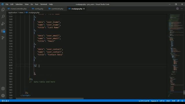 DataTables  in Codeigniter using Ajax | Codeigniter CRUD Application AJAX For DataTable | data tabl