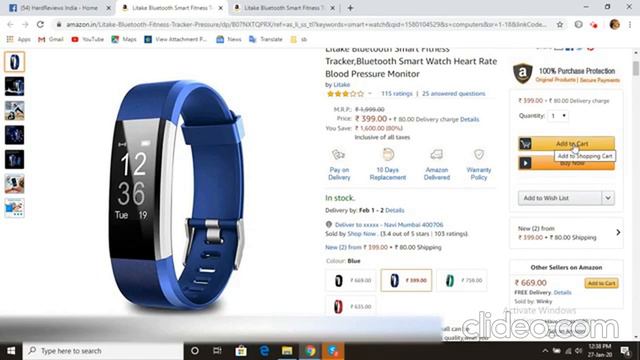 எல்லா வசதிகளை கொண்ட ஒரு Smart Watch|Blood Pressure Monitor|HardReviews India смотреть онлайн