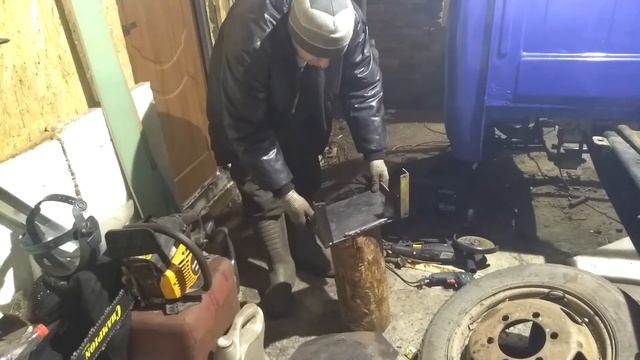 Продолжаем делать газель\Площадка под аккумулятор своими руками смотреть онлайн