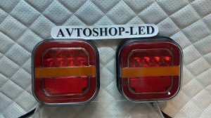 Фонари задние led Neon на прицеп 12/24V