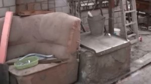 Бюджетный и надёжный ПОВЕРХНОСТНЫЙ ВОДООТВОД из металлического швеллера.