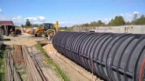 Пожарная емкость противопожарный резервуар 50м3 50000 литров из полиэтилена MT50 от RODLEX