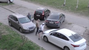 Жёсткий конфликт вежливых автомобилистов в Северодвинске