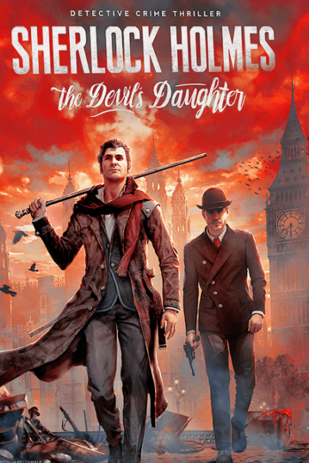 Holmes the devil s daughter. Sherlock holmes: the Devil's daughter. Sherlock holmes: the Devil's daughter обложка. Devil daughter игра