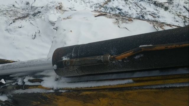 Урал лесовоз. Работа манипулятора