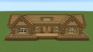 Майнкрафт - Как построить деревянный дом для выживания. Minecraft