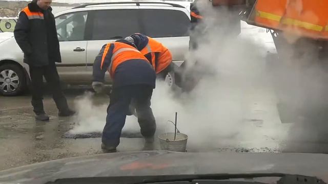 Ремонт дороги Липецк 11.02.17 смотреть онлайн