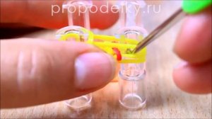 Как плести браслет из резинок чешуя дракона