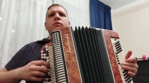 Русская народная песня "Калинка" на баяне