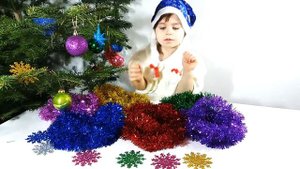 С НОВЫМ ГОДОМ!!! УКРАШАЕМ ЁЛОЧКУ И УЧИМ ЦВЕТА/COLOR TEACH, decorating the Christmas tree. HAPPY NEW