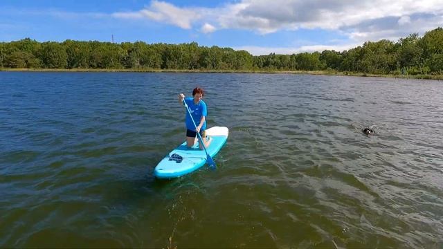 SUP С МОТОРЧИКОМ. оз. Светлое. Камчатка. смотреть онлайн