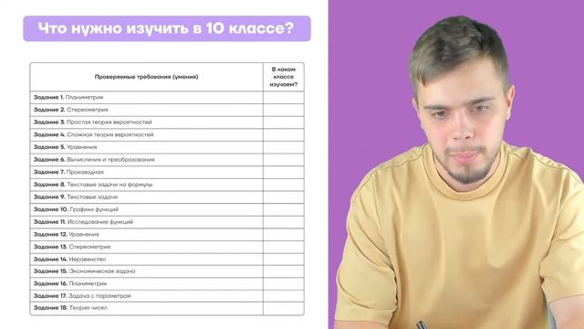 Егэ в 10 классе