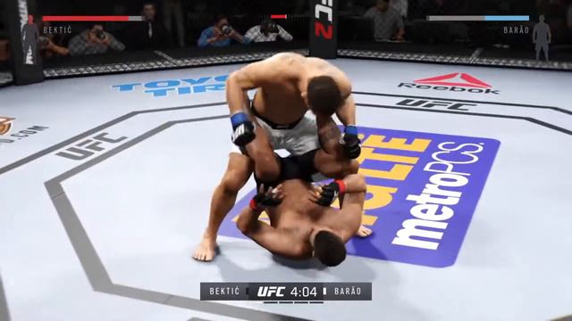 EA SPORTS™ UFC® 2. Турнир 1. Бой #8-1/16. MIRSAD BEKTIC vs RENAN BARAO. смотреть онлайн
