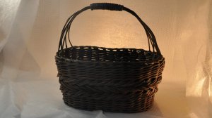 МК. Корзина "Коса" из бумажной лозы. #14